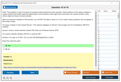Microsoft 70-741 Networking with Windows Server 2016 Practice test exam simulator test engine exam Prep practice test questions answers Image 15