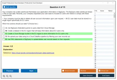Google Professional-Cloud-Developer Google Certified Professional - Cloud Developer Practice test exam simulator test engine exam Prep practice test questions answers Image 4