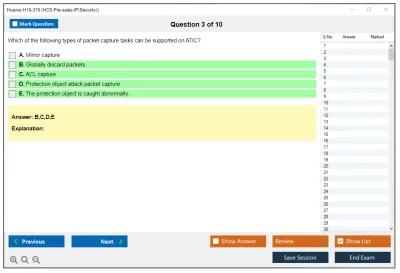 Huawei H19-376 HCS-Pre-sales-IP(Security) Practice test exam simulator test engine exam Prep practice test questions answers Image 3