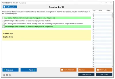PEOPLECERT 58 ITIL 2011 Foundation Practice test exam simulator test engine exam Prep practice test questions answers Image 1