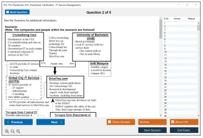ITIL ITIL-Practitioner ITIL Practitioner Certification - IT Service Management Practice test exam simulator test engine exam Prep practice test questions answers Image 2