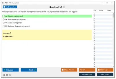 Exin ITIL-F ITIL® Foundation Practice test exam simulator test engine exam Prep practice test questions answers Image 2