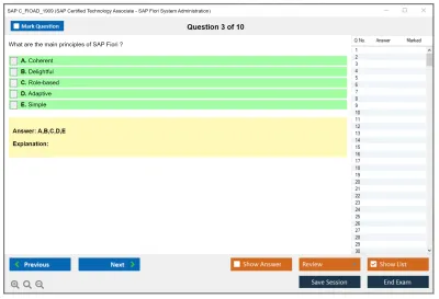 SAP C_FIOAD_1909 SAP Certified Technology Associate - SAP Fiori System Administration Practice test exam simulator test engine exam Prep practice test questions answers Image 3