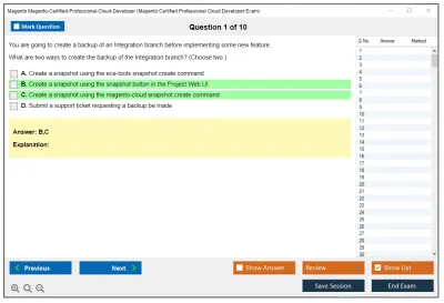 Magento Magento-Certified-Professional-Cloud-Developer Magento Certified Professional Cloud Developer Exam Practice test exam simulator test engine exam Prep practice test questions answers Image 1