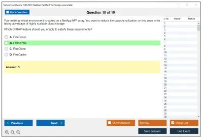 Network Appliance NS0-003 NetApp Certified Technology Associate Practice test exam simulator test engine exam Prep practice test questions answers Image 10