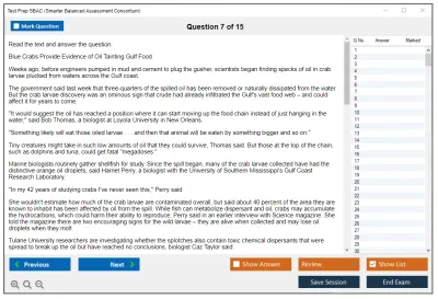 Test Prep SBAC Smarter Balanced Assessment Consortium Practice test exam simulator test engine exam Prep practice test questions answers Image 7