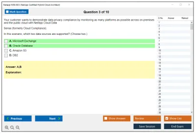 Netapp NS0-603 NetApp Certified Hybrid Cloud Architect Practice test exam simulator test engine exam Prep practice test questions answers Image 3