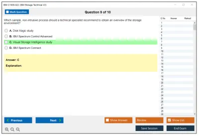 IBM C1000-022 IBM Storage Technical V2 Practice test exam simulator test engine exam Prep practice test questions answers Image 9