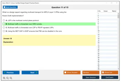 Cisco 352-011 Cisco Certified Design Expert Practical Exam Practice test exam simulator test engine exam Prep practice test questions answers Image 11